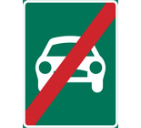 Motortrafikled upphör