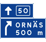 Avfartsorienteringstavla