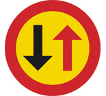 Väjningsplikt mot mötande trafik