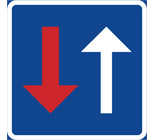 Mötande trafik har väjningsplikt