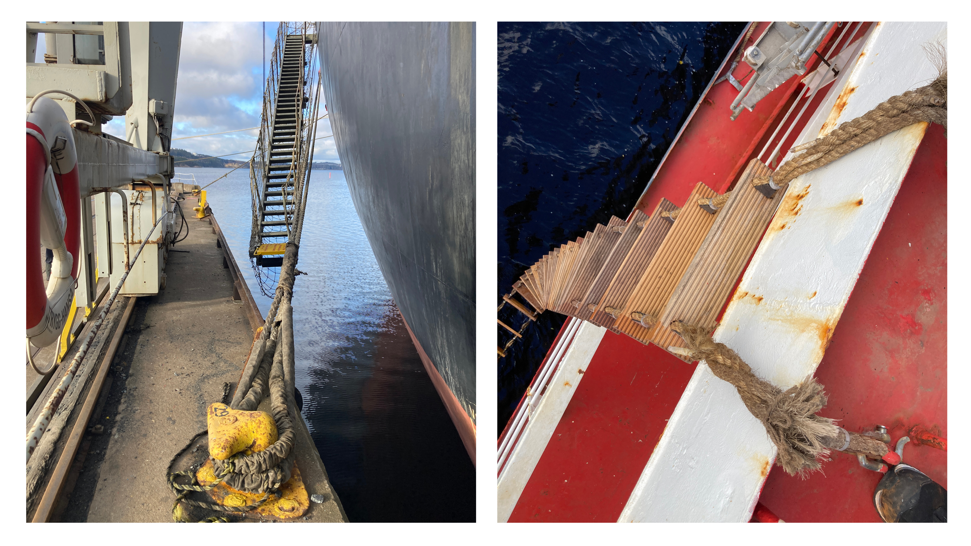 Brister på fallrep och nödlejdare.