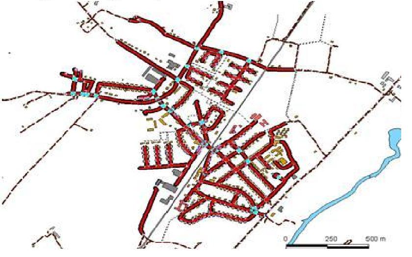 markerade stärckor på Brålanda enligt kartbild ska vara tättbebyggt område