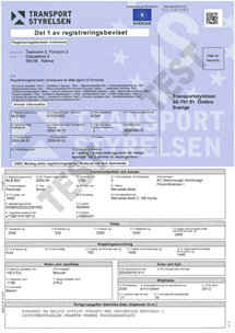 Registration certificate, Part 1, picture
