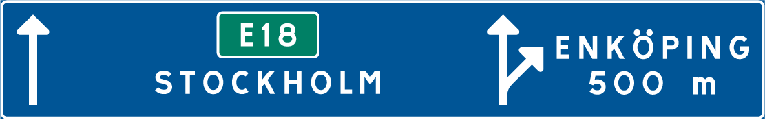 Körfältsvägvisare