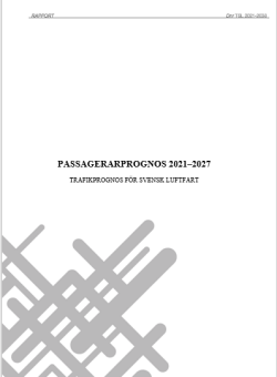 Passagerarprognos 2021–2027