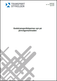 Godstransportköparnas syn på järnvägsmarknaden 2017