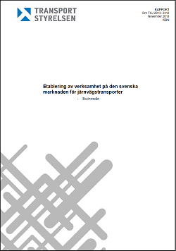 Etablering av verksamhet på den svenska marknaden för järnvägstransporter