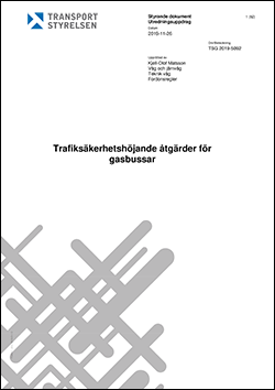 Utredningsuppdrag - Trafiksäkerhetshöjande åtgärder för gasbussar