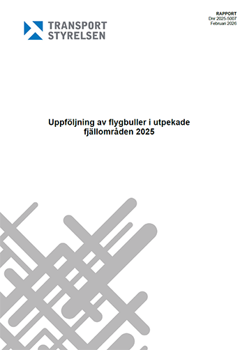 Uppföljning av flygbuller i utpekade fjällområden 2025