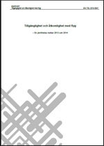 Tillgänglighet och åtkomlighet med flyg – En jämförelse mellan 2013 och 2014