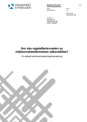 Hur ska regelefterlevnaden av miljözonsbestämmelser säkerställas?