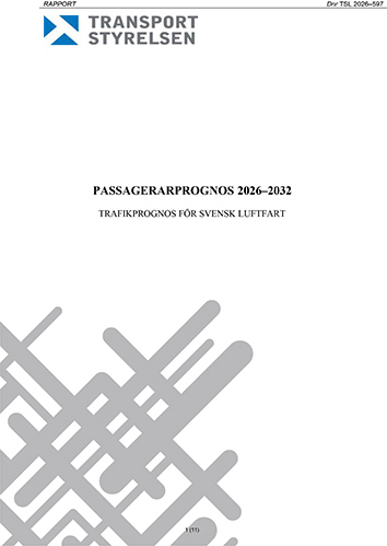 Passagerarprognos 2026-2032, höst