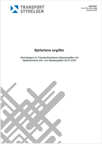 Sjöfartens avgifter 2018-2025