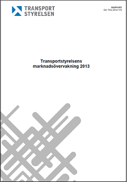 Transportstyrelsens marknadsövervakning 2013