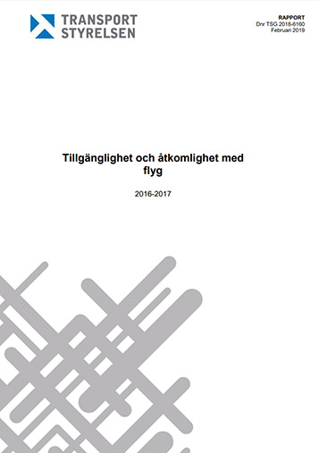 Tillgänglighet och åtkomlighet med flyg 2017